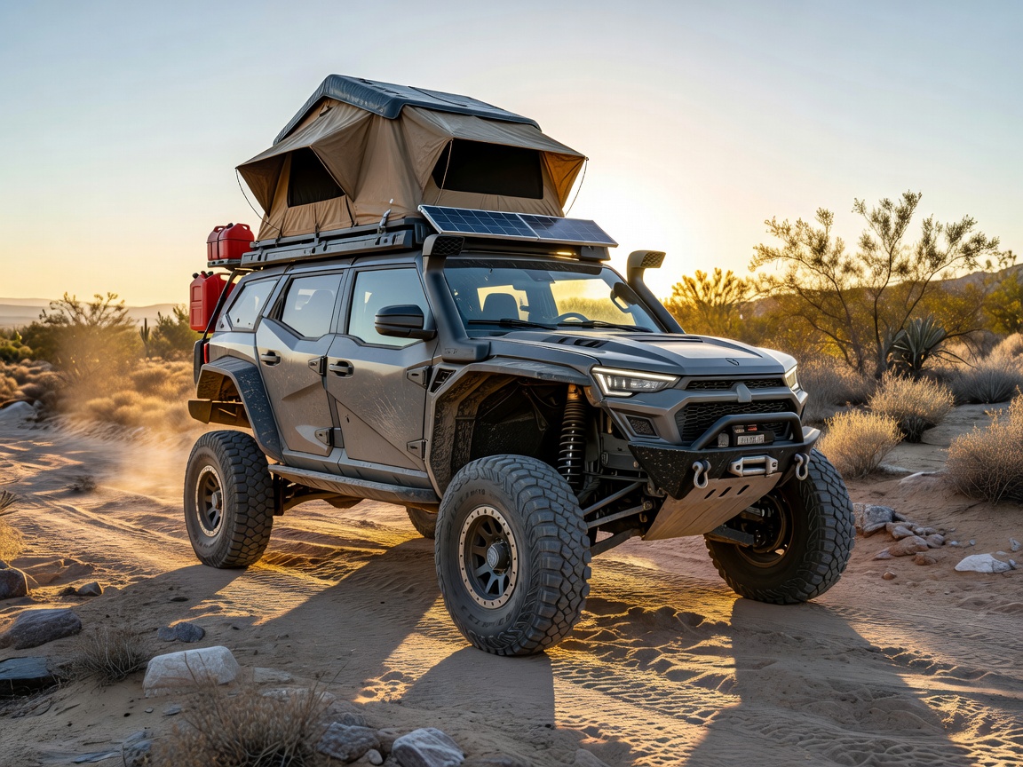 Portalvibly Vanguard IX Custom 4x4 Overland Vehicle high-resolution detailed angle